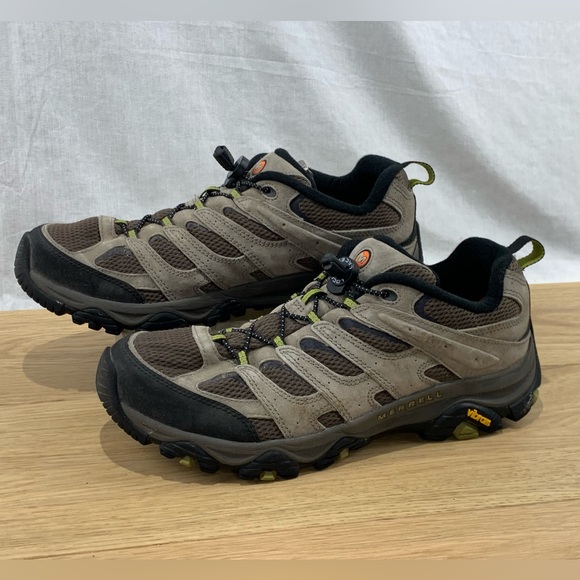 Merrell Moab 3 Brown Walnut Leather Hiking Shoes Men’s Size 12 - Picture 1 of 9